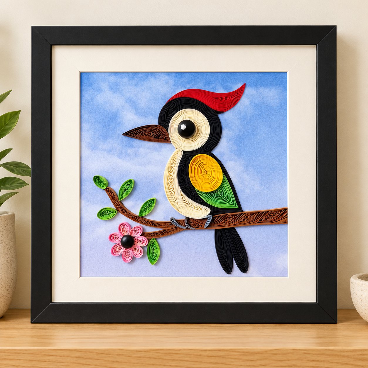 Little Woodland Chirper – A Colorful Bird