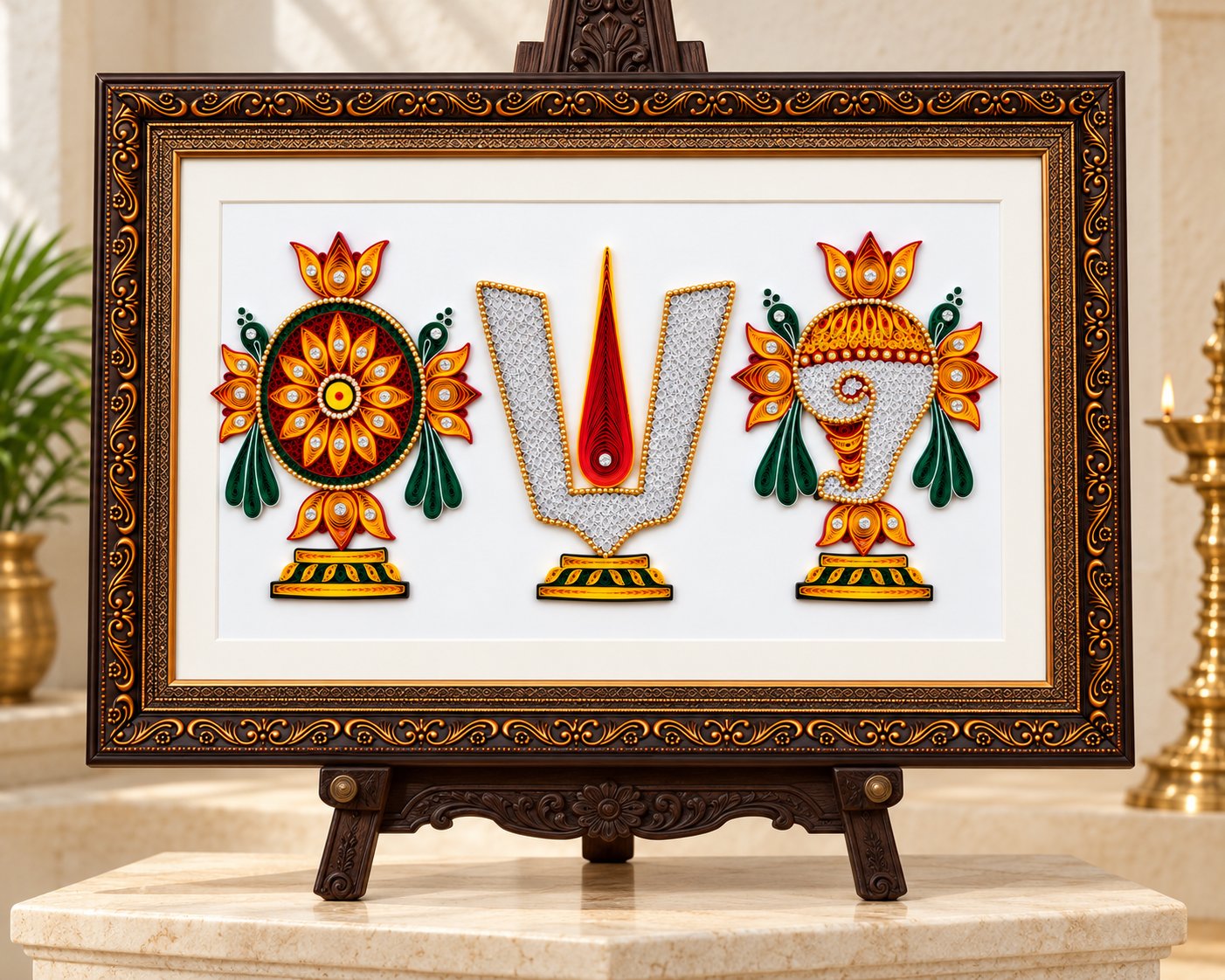 Thirunamam with Sangu & Chakram